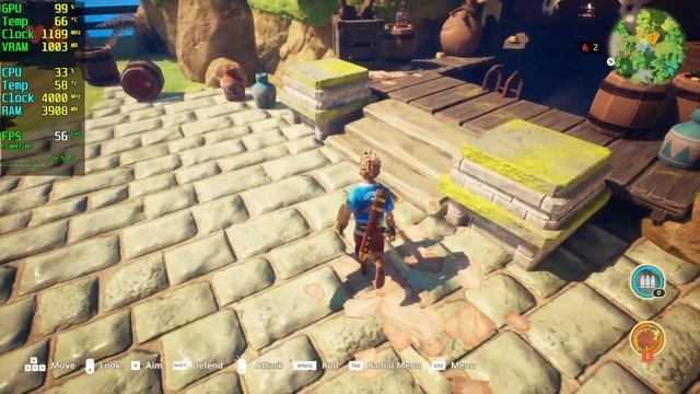 Oceanhorn 2 Knights of the Lost Realm GTX 750 Tİ - 1080p Low, High, смотреть онлайн