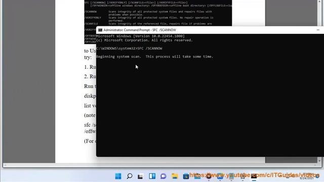 Run/Use System File Checker (SFC) to Repair System Files in Windows 11