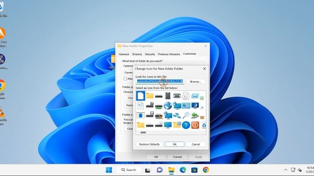 Windows 11 में Folder Icon कैसे Change करें | GrowUpWindows Tutorial смотреть онлайн
