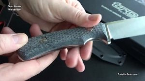 TRC "South Pole" Elmax Black Canvas Micarta Kydex - Tools For Gents | Werkzeug EDC Gear Tool
