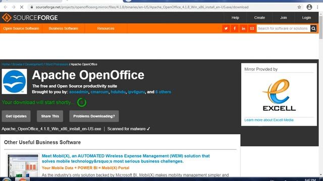 OpenOffice org Download Concept | How to Download OpenOffice.org from the Internet | смотреть онлайн
