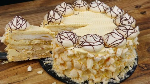 Советский, воздушный торт "Полёт"