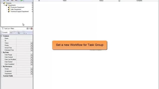 Custom Workflow in VIP Task Manager