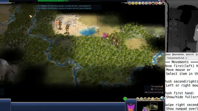 Playing Civ 4 with Kinect Sensor смотреть онлайн