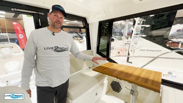 325 Conquest with Twin 300 hp Mercury Verado's смотреть онлайн