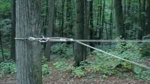 Узел Карабинная удавка при сдергивании перил