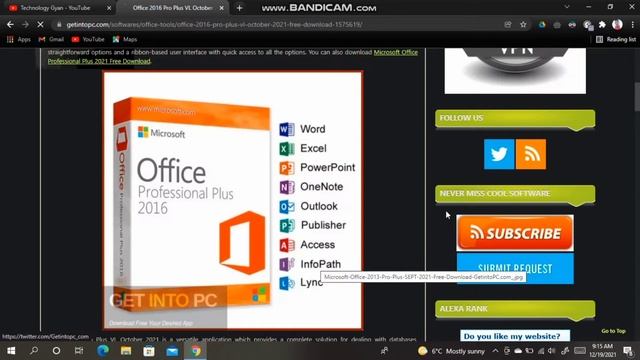How To Download Ms Office Pro For Free? | Microsoft Office pro 2010,13,16,19,20 | Umer Tech смотреть онлайн