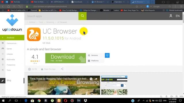 How To Download UC Browser For Laptop Quick & Easy.!!!! смотреть онлайн