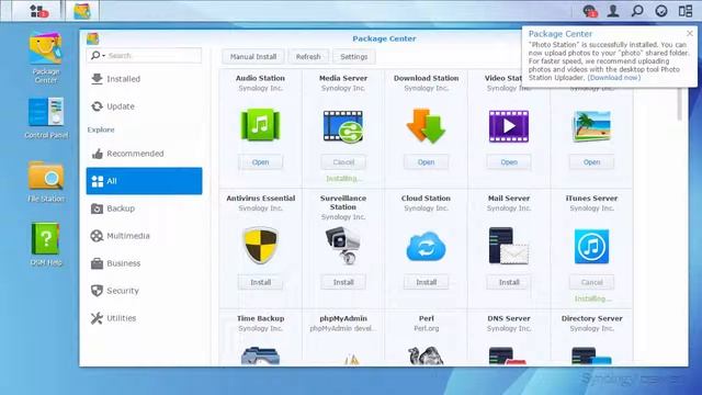 Synology Application Package Centre Introduction смотреть онлайн