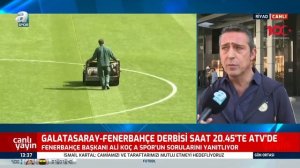 Fenerbahçe Başkanı Ali Koç, A Spor'a Özel Açıklamalarda Bulundu! / A Spor / Gün Ortası / 29.12.2023