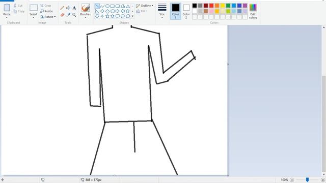 drawing of a boy on windows paint смотреть онлайн