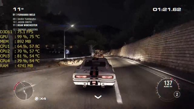 GRID 2 - i3 3250 + gtx 750ti - FULL HD смотреть онлайн