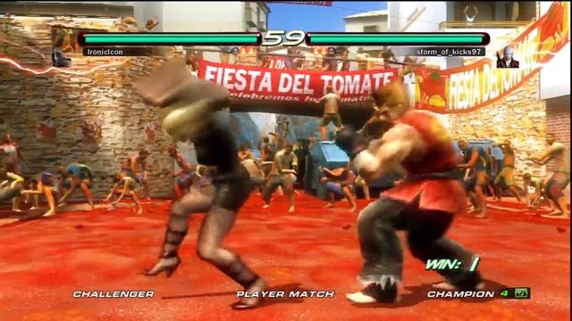 Tekken 6 Nina vs Paul #4 7/7 смотреть онлайн