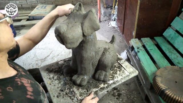 Берём пенопласт и делаем красивую поделку из цемента | DIY cement crafts with your own hands смотреть онлайн
