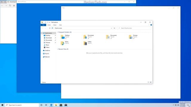 Hidden Button In Windows 10 | View Desktop смотреть онлайн