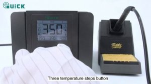 Паяльна станція QUICK Q8 прецизійний паяльник / 100 - 450°С / моніторинг / 3 канали пам'яті / 150 В