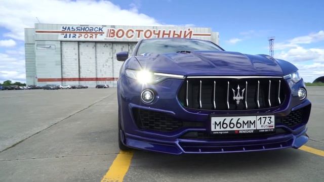 Tuning body kit Maserati Levante from Russia смотреть онлайн