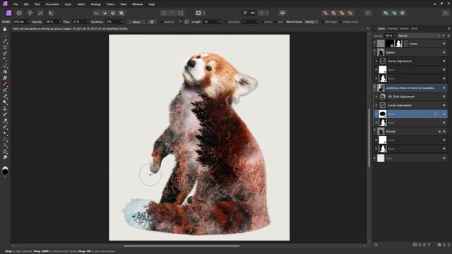 How to Create a Double Exposure Effect in Affinity Photo смотреть онлайн