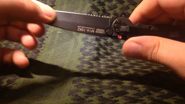 CRKT M16 (CR-M16-10KS) Tanto Black by Kit Carson. Обзор ножа. Мелкий злодей. смотреть онлайн