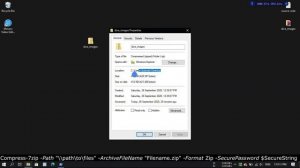 How to encrypt compressed files the easy way from Windows