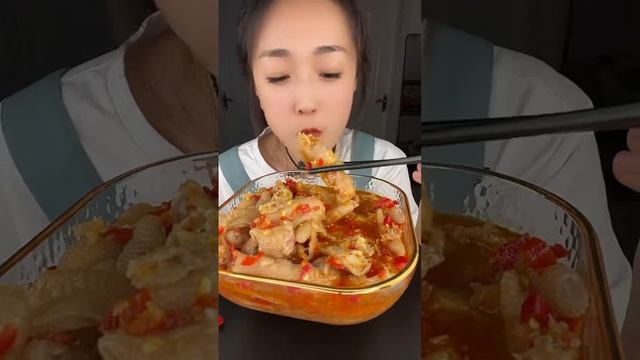 ASMR MUKBANG Spicy Boneless Chicken Feet 매운 뼈없는 닭발 ตีนไก่ไม่มีกระดูกรสเผ็ด #667