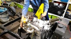 Заводим двигатель от Газ 67