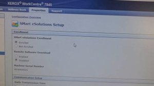 Xerox WorkCentre 7835i 7845i 7855i SMart eSolutions Disable or Not Enrolled