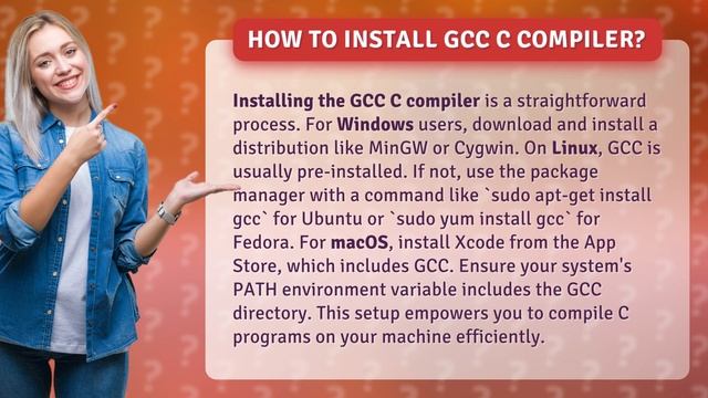How to install GCC C compiler?
