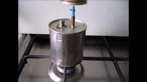 Simple steam turbine (Heron's Aeolipile) / Паровая вертушка Эолипил