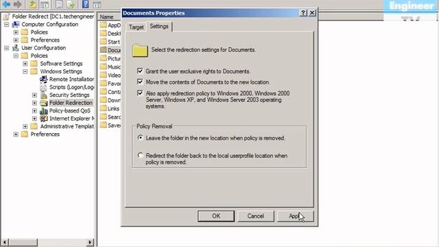 Configure Folder Redirects for Clients via GPO from ADDS - Windows Server 2008 смотреть онлайн