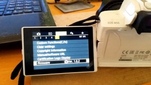 Update Canon M50 Firmware