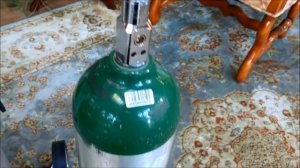 Replacing an empty oxygen tank