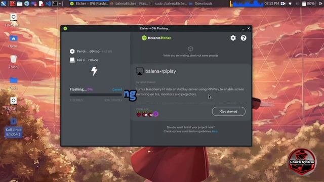 How To Create Bootable Pendrive On Kali Linux 2021.4 || Using Balena Etcher