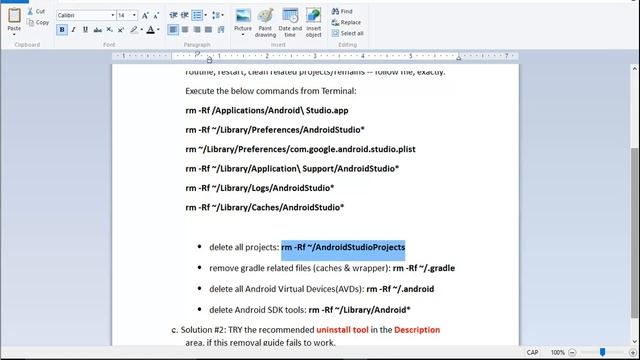 Uninstall Android Studio for Mac 2.2.3