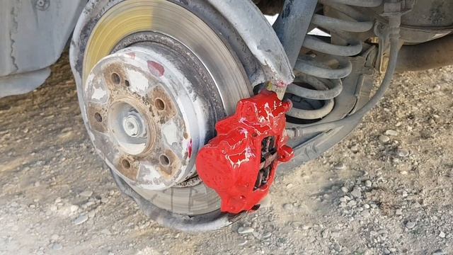 СВАРКА ЧАШКИ ПОДВЕСКИ ПОКРАСКА СУПОРТОВ СВОИМИ РУКАМИ Mercedes benz w210