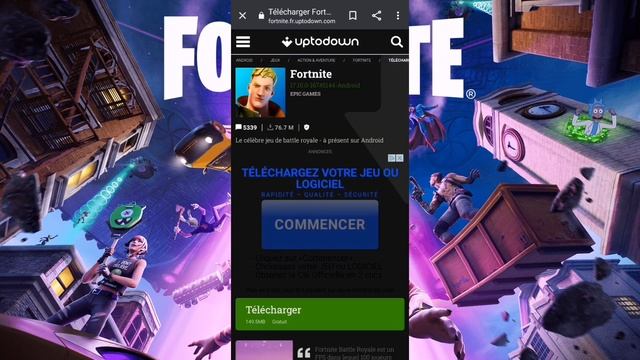 COMMENT AVOIR FORTNITE SUR ANDROÏD NON COMPATIBLE (en 2021) смотреть онлайн