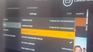 Configuración obligatoria para todos los clientes con plex