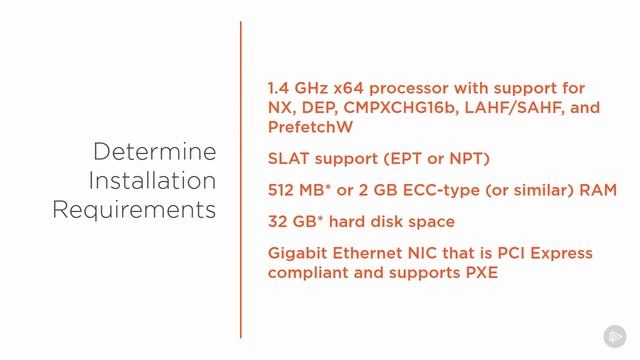 Determine Windows Server 2016 Installation Requirements смотреть онлайн