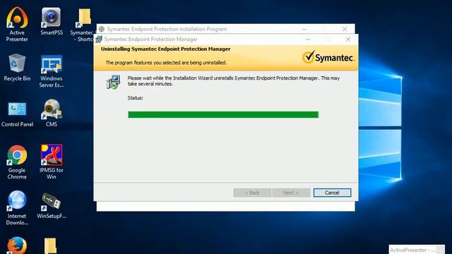 How To UnInstall Symantec Endpoint Protection Manager Antivirous смотреть онлайн