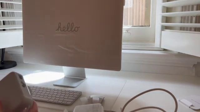 iMac 24" silver 2022 Unboxing + setup