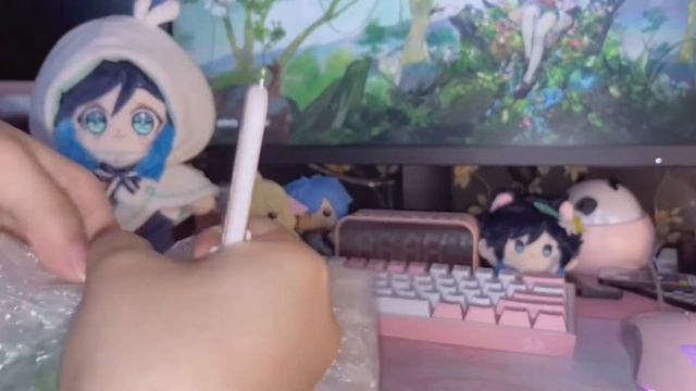 unboxing xiaoven dolls + handmade venti clothes 🍃 смотреть онлайн