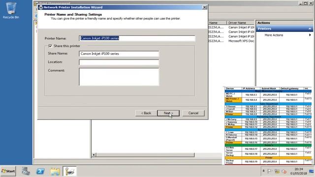 Video nr 12 - Setup Printers смотреть онлайн