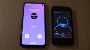 Over the Horizon Incoming call & Outgoing call at the Same Samsung S10e + Fly Q440