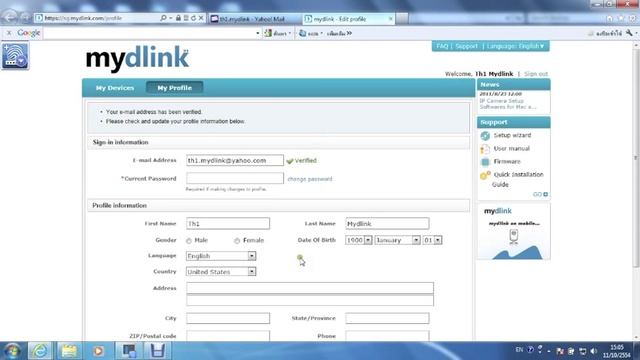 (Thai) DCS-932L - mydlink Wireless-N Infra-Red IP Camera смотреть онлайн