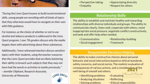 What SEL Means to Me- Lincoln Elementary School District 156 (Calumet City, IL) October 2021
