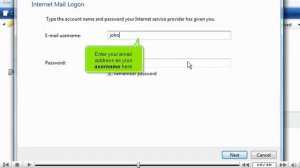 How to setup an email account in Windows (Vista) Mail - Canadian Web Hosting