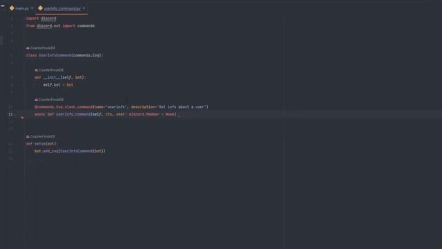 (Alternative) Erstes SlashCommand (UserInfo) | | Folge#2 | 🐍 Discord Python V3 [discord4py]