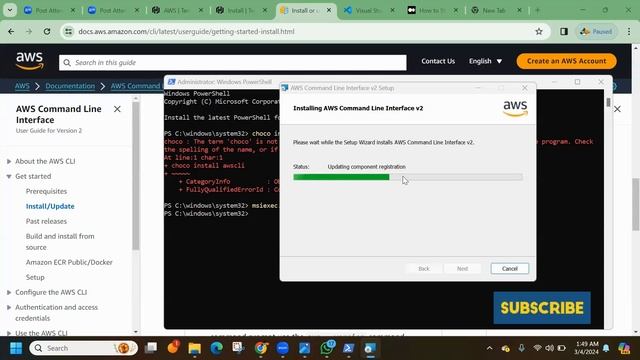 AWS CLI Installation on Windows #awsdevops #CLI #aws #cloudops #realtimeprojects #windows #lwplabs