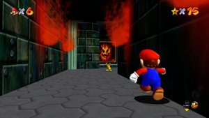 super Mario 64 remake HD + final boss ending (gameplay)