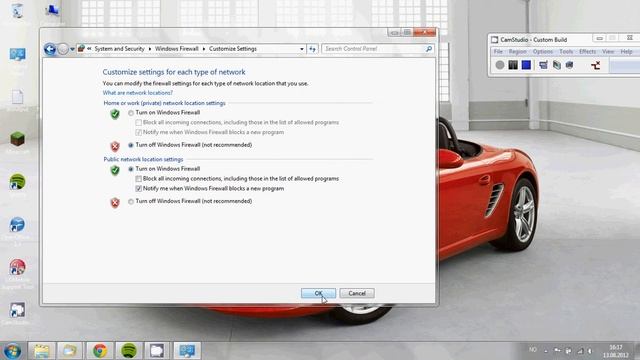 How to turn Windows firewall on/off.avi смотреть онлайн